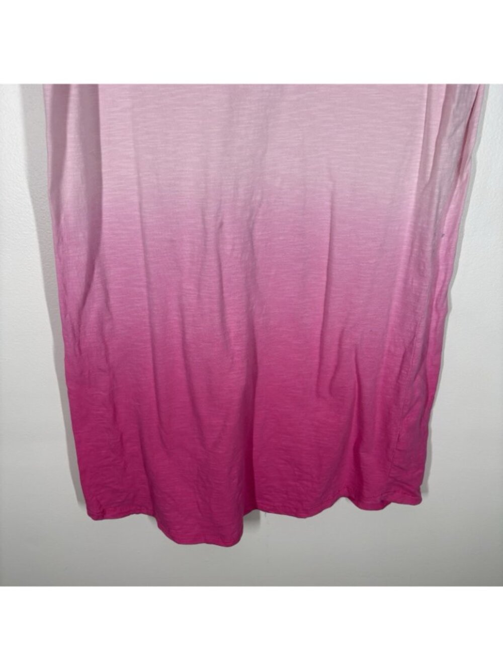 Vineyard Vines Women L Pink Cloud Ombre Slub Cotton Surftee T-Shirt Dress - Picture 2 of 7